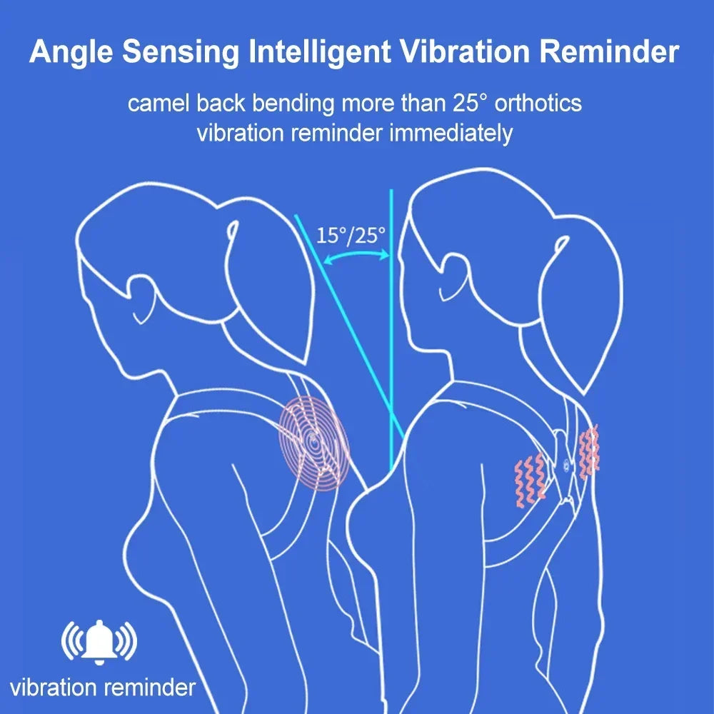 Intelligent Children Posture Corrector Adults Adjustable Back Brace Support Belt Sensor Vibration Reminder Smart Posture Student