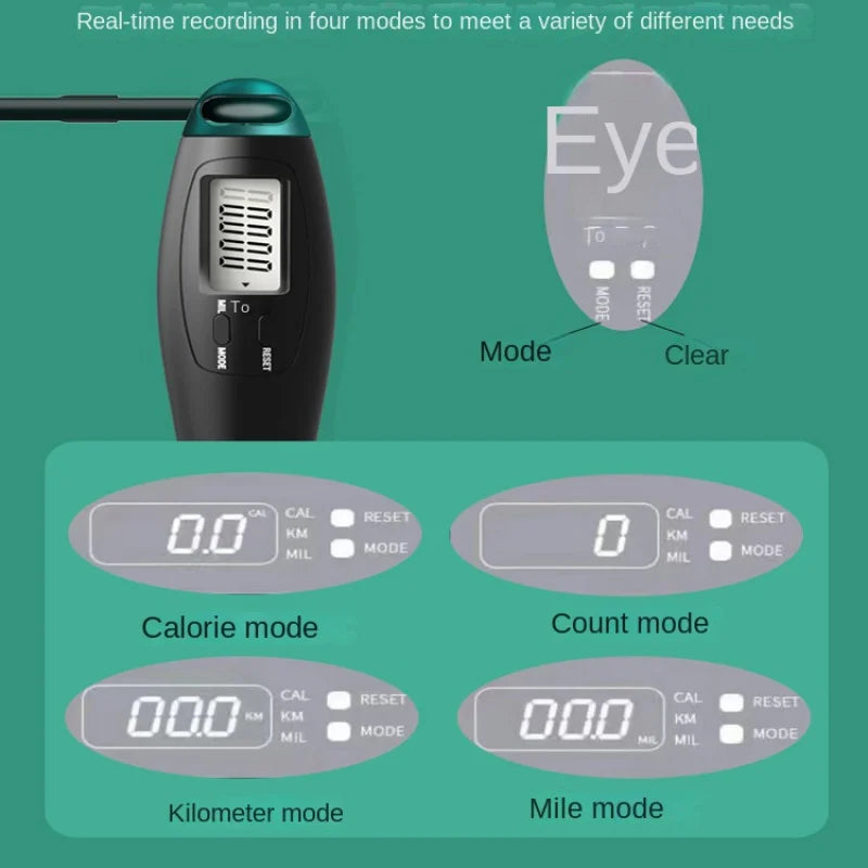 Electronic Jumping Rope Counting Speed Skipping Counter